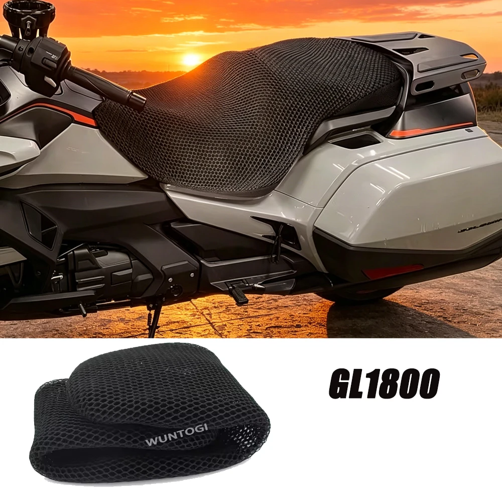for HONDA Goldwing gl1800 Accessories Motorcycle Airflow Seat Cover 2018-2024 Goldwing1800 3D Air Flow Seat Cover GL 1800 Seat C