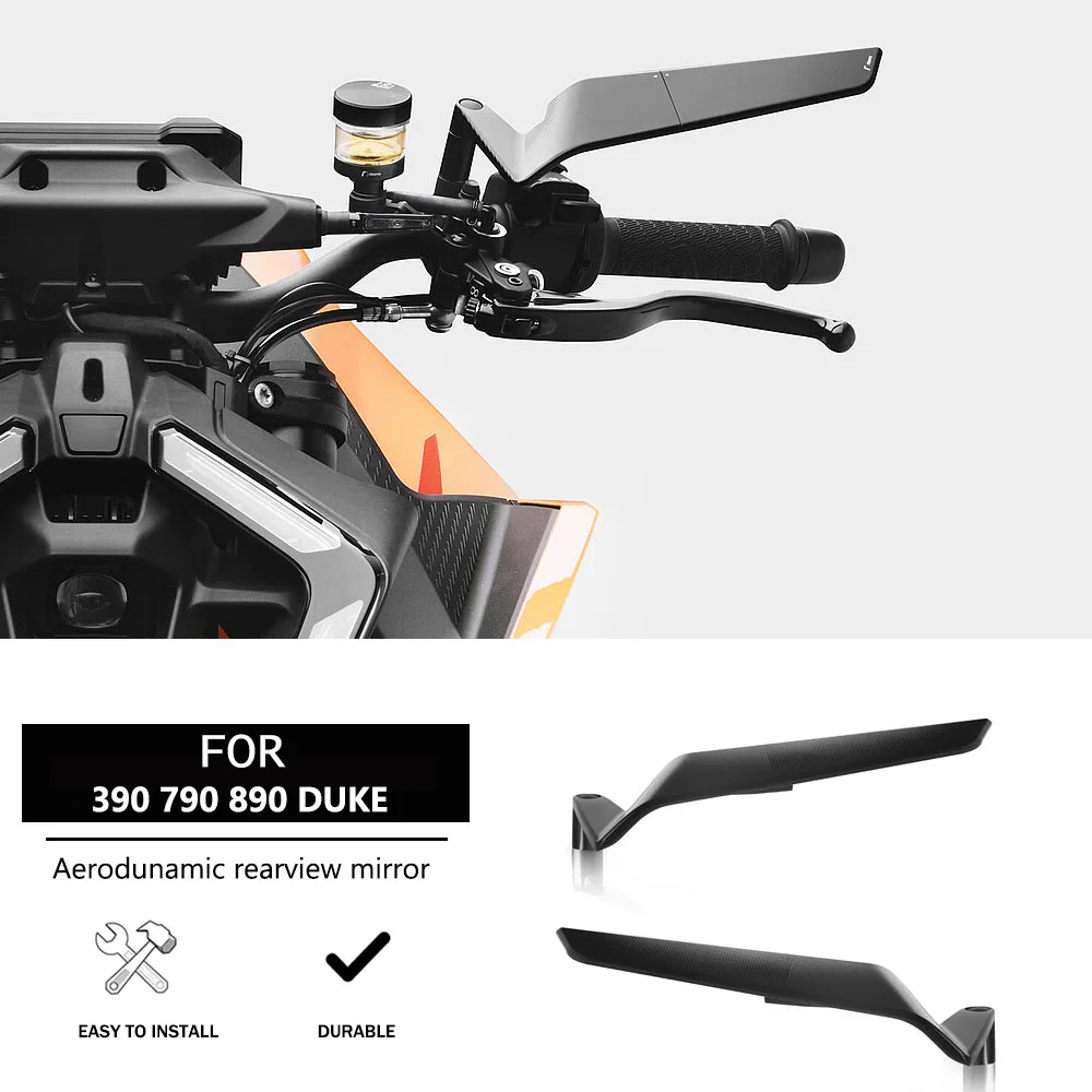 

Зеркала заднего вида для мотоциклов KTM 390 DUKE, 790 DUKE, 890 DUKE (2012-2026) – зеркала-«крылья» Stealth Winglets