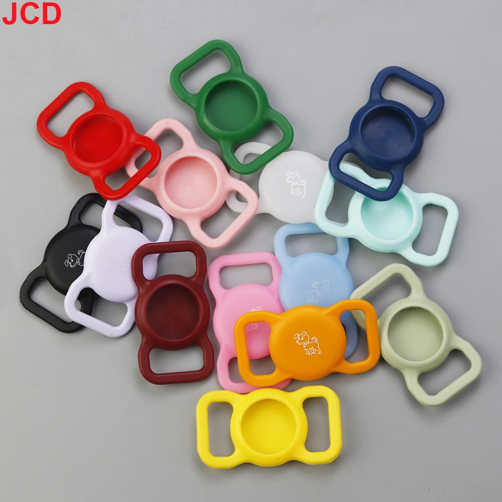 Protective Pet Silicone Case For Apple Airtags Cover GPS Finder Dog Cat Collar Loop Locator Tracker Anti-lost Protective Device