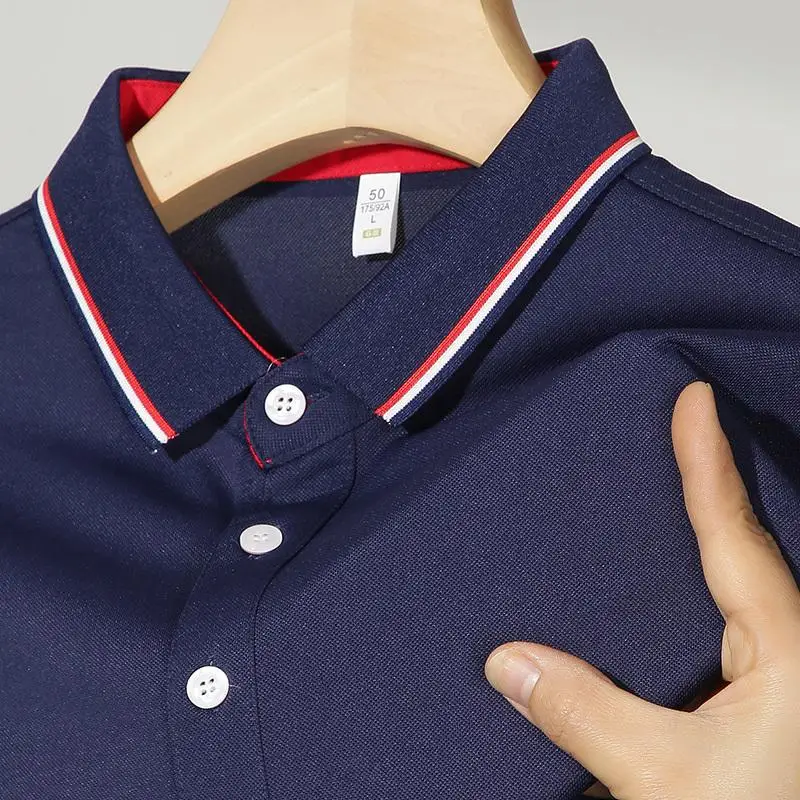 

Men's Short-Sleeve Polo Shirt Comfortable and Breathable, Casual and Stylish Short Sleeves Business and Sporty Polo Shirt for Su