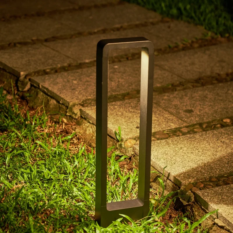 أضواء حديقة مقاومة للماء، مربع دائري، توصيل طاقة للحديقة، ضوء الحديقة، أرضية العشب، منظر طبيعي LED خارجي