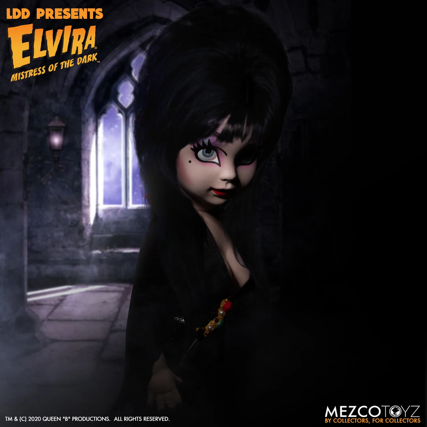 Mezco Real Estate Living Dead Doll Elvira 10 Inch Mobile Doll Exquisite Human Doll Birthday Gift