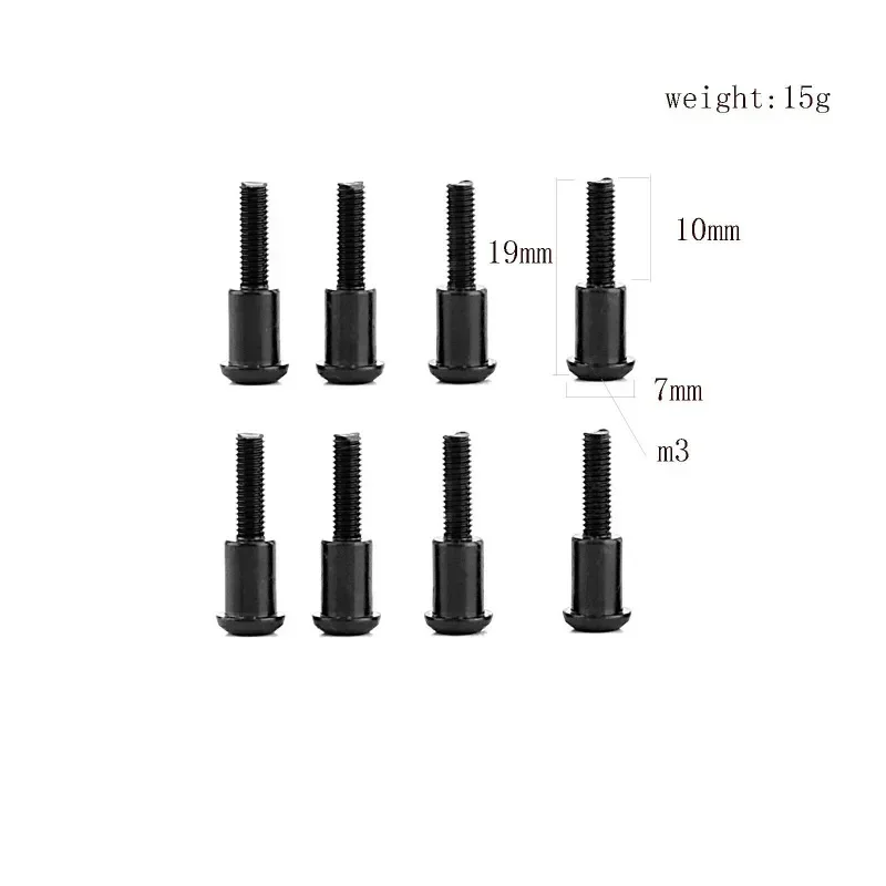 TRXS 슬래시 밴딧 러스터 스탬피드용 완충기 나사, 1/10 RC 카 업그레이드 부품, 8 개