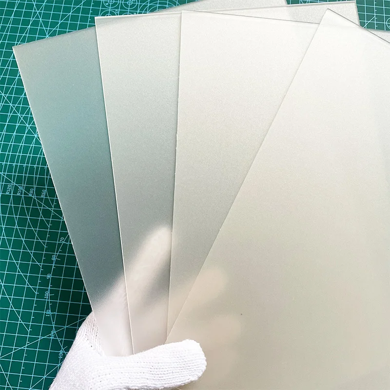 Semi transparent frosted Hot Plastic Plate Kydex Holster Material -Thermoplastic Board for Knife Sheath Gun Case Making Material