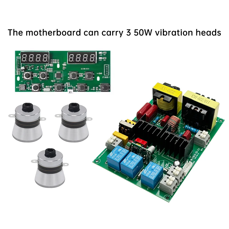 FanYingSonic Digital Circuit Board 150W 40KHz Display Time Driver Ultrasonic Transducer For Industrial Car Washer Generator