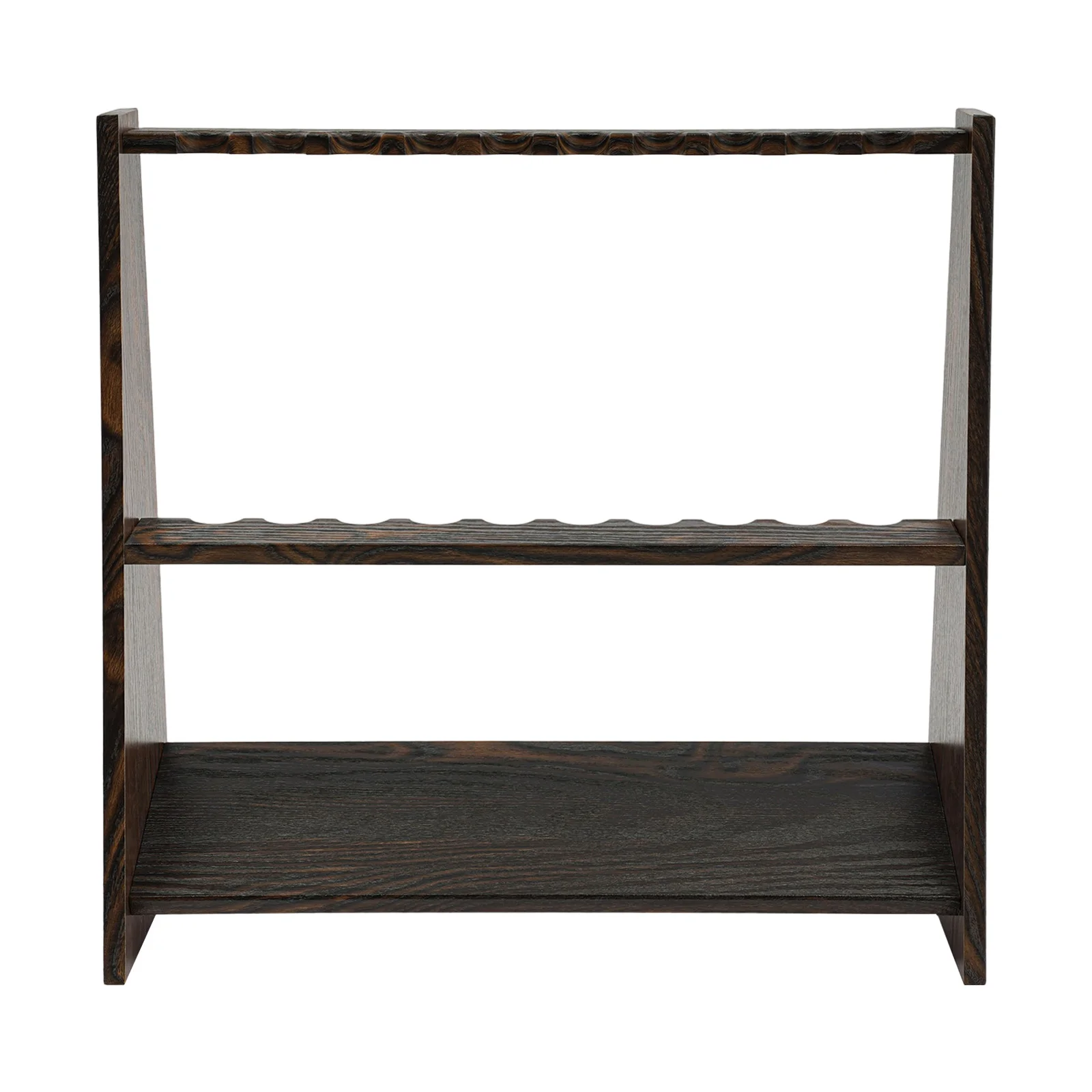 Pool Cue Rack, Billiard Cue Holder, Floor Stand Organizer, 10 Hole Wood Grain Vertical Cue Storage, Stable Freestanding Display Rack for Pool Table, Cues, Golf Clubs, Fishing Rods, MDF Board, Multi-Purpose Sports Equipment Storage