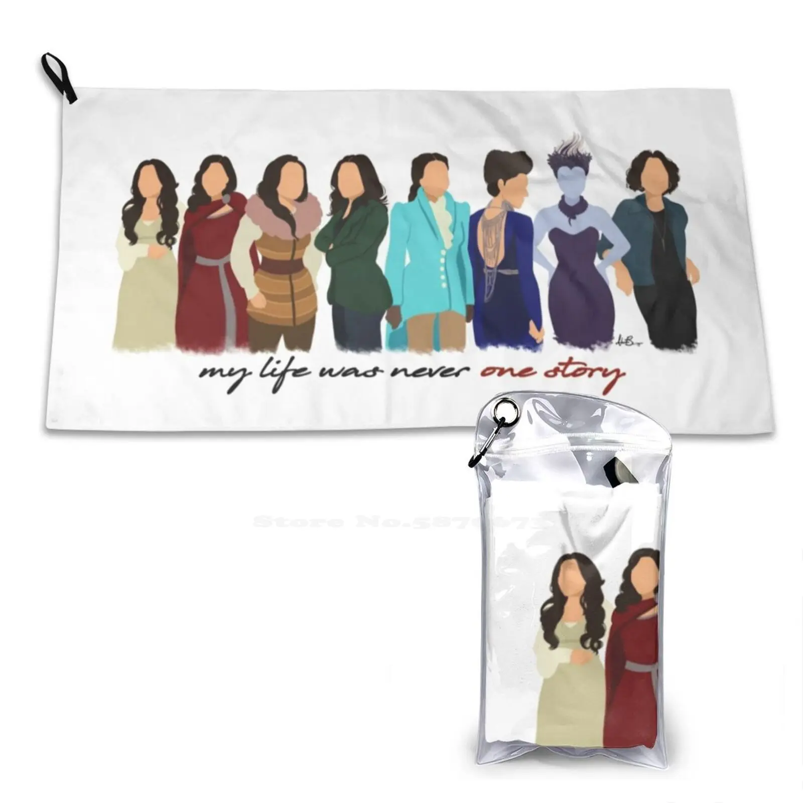 

Regina Mills-Hero / Villain Soft Towel Quick Dry Beach Towel Regina Mills Ouat Once Upon A Time The Evil Queen Lana Parrilla