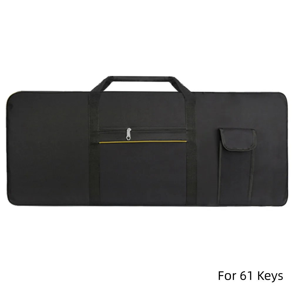 Bolsa de piano à prova d'água, 61 teclas, estojo para teclado, transporte de instrumentos, tecido oxford leve, ajuste perfeito para 61 teclas