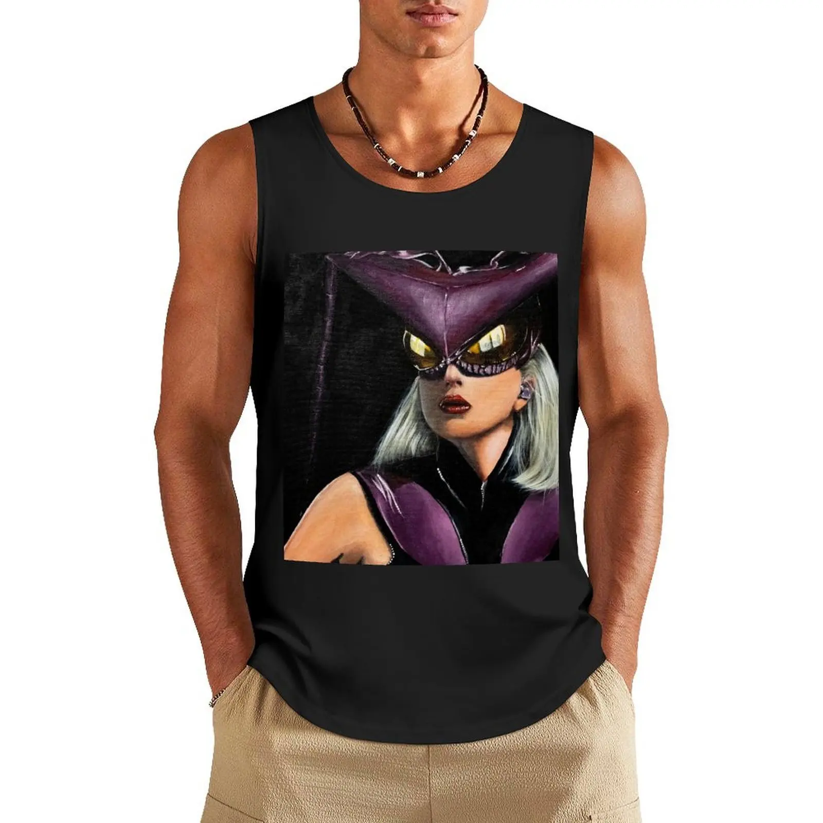 

Lady Gaga Chromatica Ball Tank Top cotton t-shirts man Men's gym clothing Gym clothes sleeveless jackets