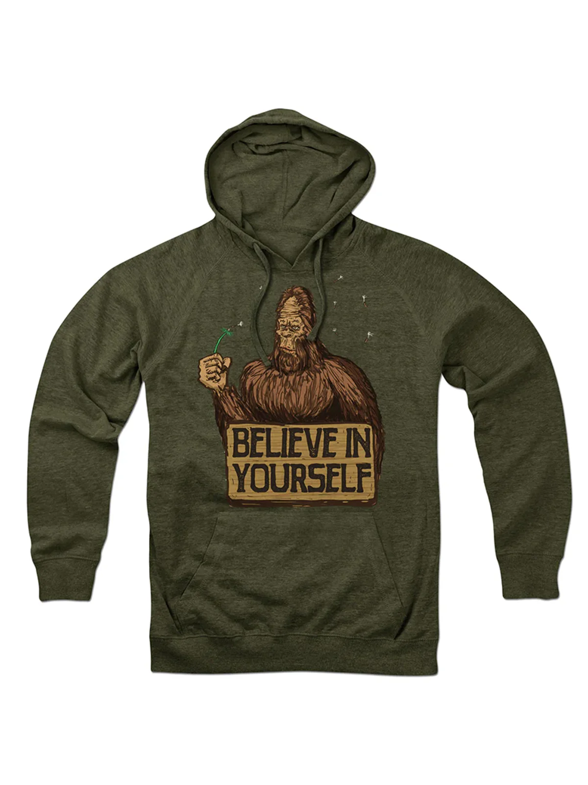 

Loose Fit Hoodie Sweatirt ex Autumn Winter Forest Animal Pattern Spray Print Youthful Cotton Crew Ne Hat Included