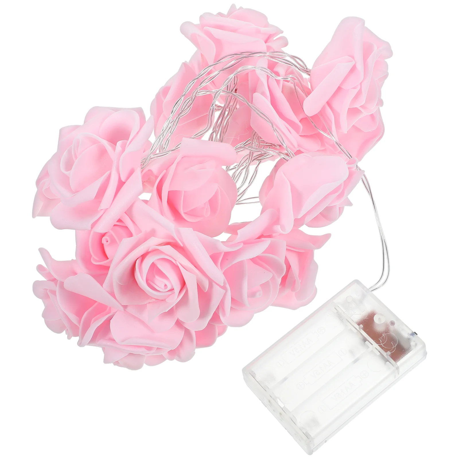 Walentynki Rose String Light 20 diod LED Sztuczna róża Girlanda Fairy Light Party Favor Flower String Light