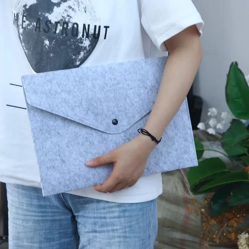 Stationery Envelope Bag Classifing Bag Archives Bag Document Organizer File Organizer Office Briefcase A4 Felt File Folders