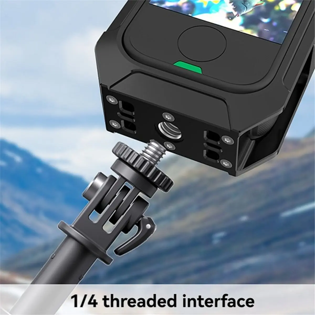 wilwill Protective Frame Rabbit Cage for Insta360 X4 Air Camera Magnetic Quick Release Interface Camera Cage Expansion Bracket