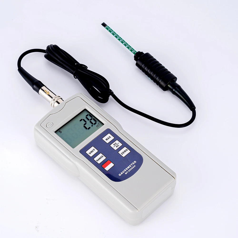 Digital Gauss Meter MT-200DAH 1-400HZ High Precision Tesla Meter 0~2000mT DC AC Magnetic Field Strength Measuring Instrument