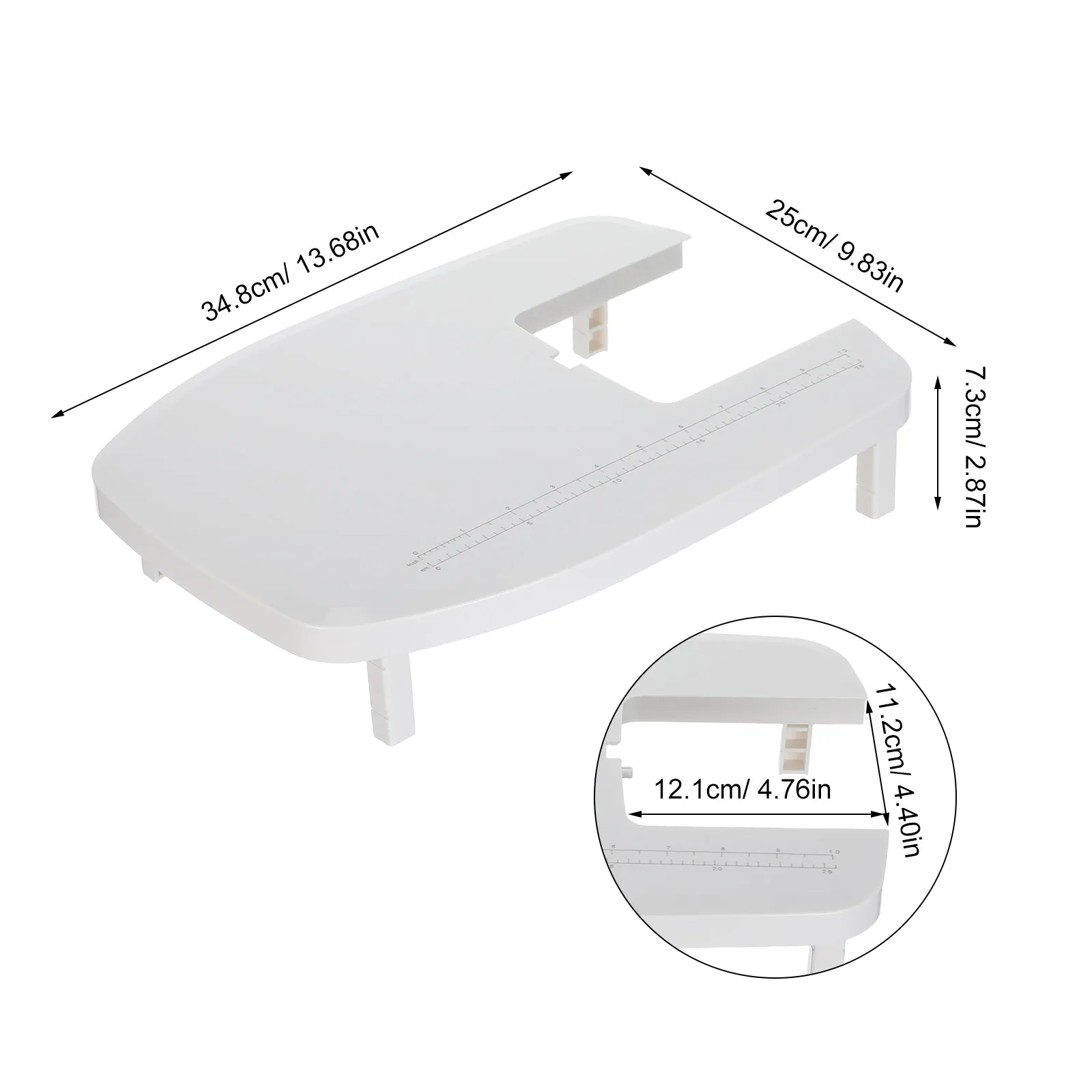 Sewing Machine Extension Table Board Quilting Extension Portable Platform Detachable Legs Household Sewing Machine Accessory