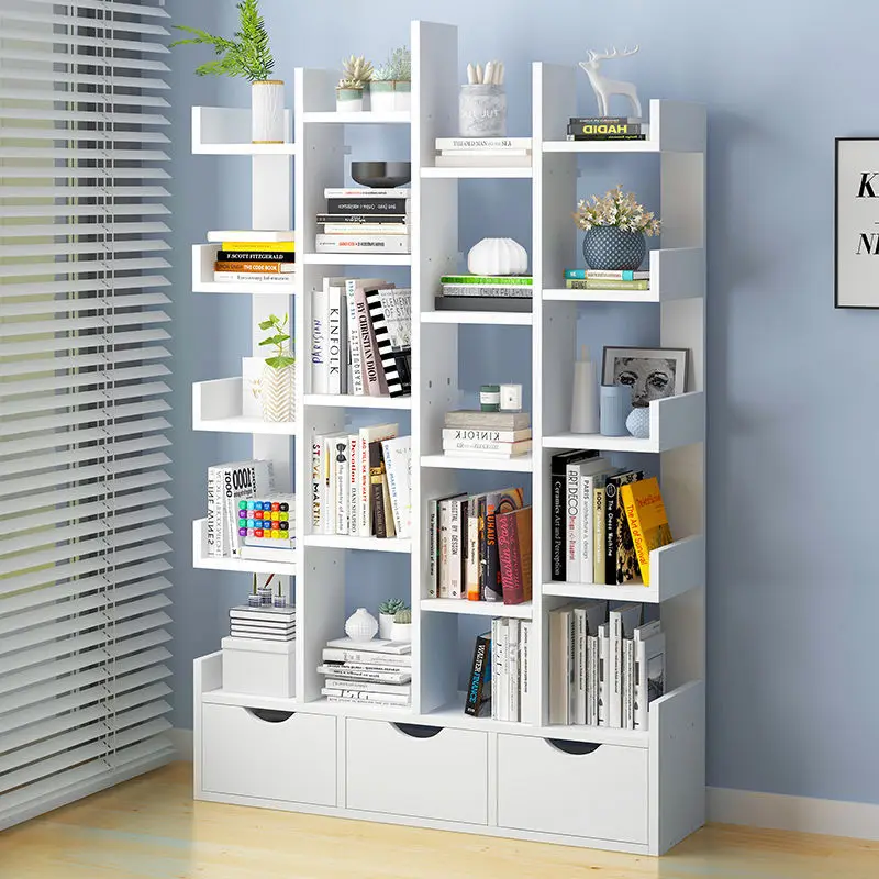 

Floor Multi-layer Simple Student Children's Bookshelf Household Storage Rack Living Room Creative Art Bookcase