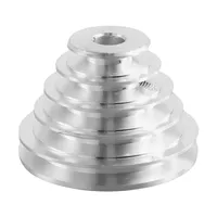 1/2pcs 14mm 22mm Pagoda Pulley Wheel Aluminum Transmission Wheel 4 StepFor V-Belt Timing Belt  37-47-58-67-81mm 44-56-68-76-86mm