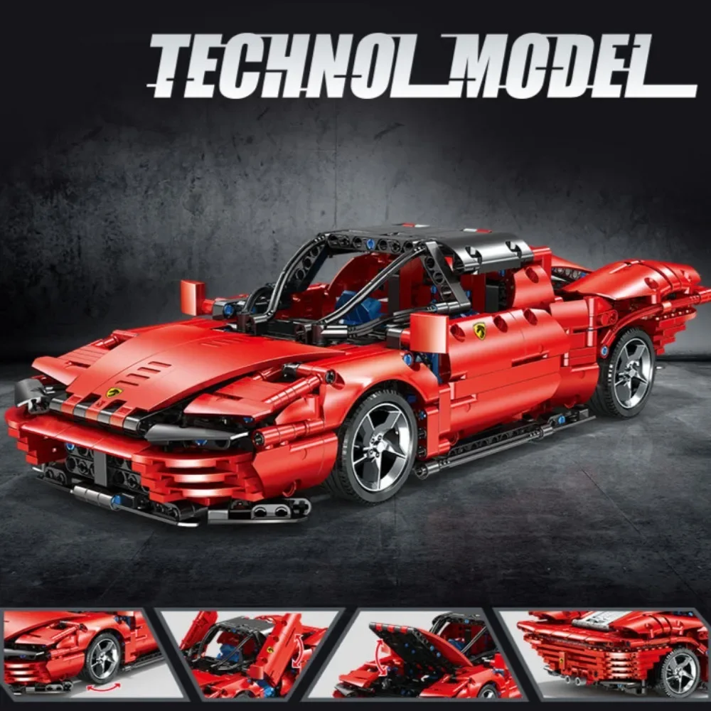 1000 + PCS NEUE SP3 Supercar Technische Gebäude Block Racing Auto Stadt Geschwindigkeit Fahrzeug Moc Ziegel Modell Spielzeug für Kind weihnachten Geschenk