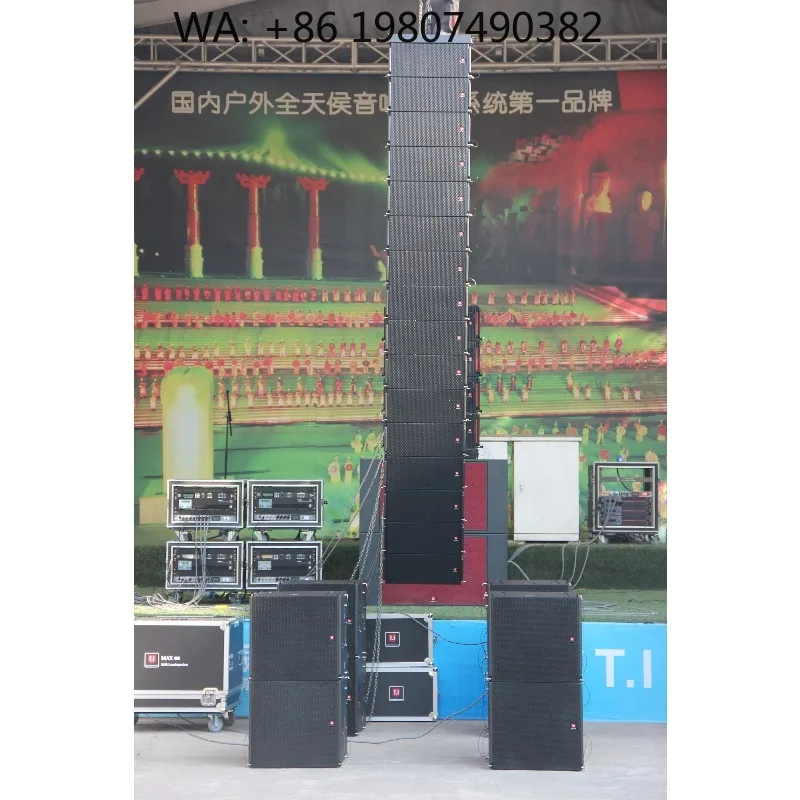 Dual 6.5 Inch Waterproof Warm Tone For Stage Performance Gentle Clear Sound Ideal For Small Show