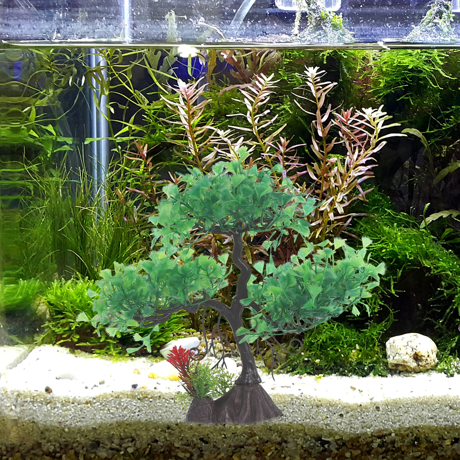 

Realistic Fish Tank Tree Artificial Aquarium Bonsai Tree for Freshwater Tanks Home Office Decor Fish Tank Accessories Decoration