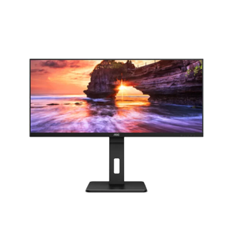 AOC Q34P2C 34-inch Desktop Monitor with Speakers 2560*1080 75HZ Usb-c DISPLAY Interface 21:9 Anti-blue Light Ips LCD Screen