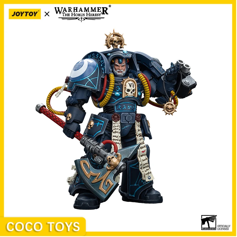 [IN STOCK] JOYTOY Warhammer 40k Action Figure 1/18 Ultramarines Librarian in Terminator Armour Anime Model Collection Toys Gifts