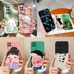 Back Cover For Samsung M12 F12 A12 Phone Case Cute Girl Boy Silicone Soft High Quality Anti Drop Shell Funda For Galaxy M12 Capa