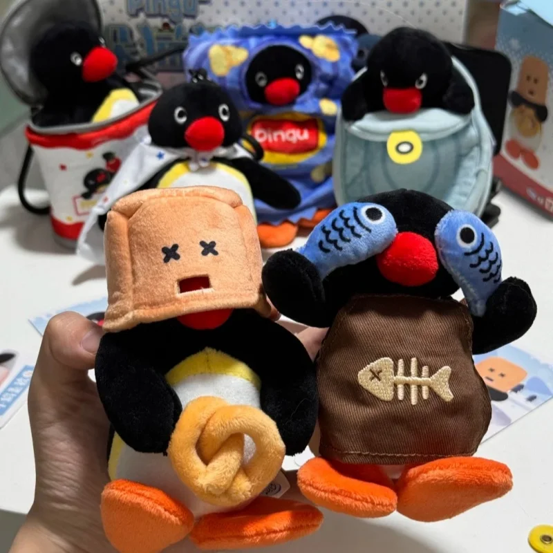 

НОВАЯ серия Pingu Hide and Seek, слепая коробка, милые фигурки, мультяшное украшение, кукла, подарочный орнамент, загадочная коробка, мультяшный декор, игрушки