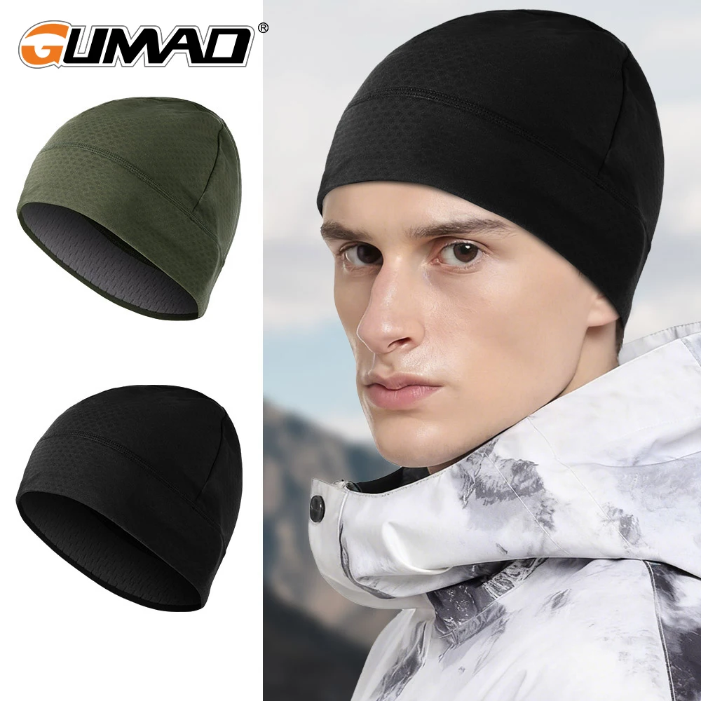 

Зимняя термошапка Лыжная ветрозащитная мягкая шапка Skullies Теплые шапки для спорта на открытом воздухе Сноуборд Велоспорт Бег Кемпинг Туризм Кепки с напуском