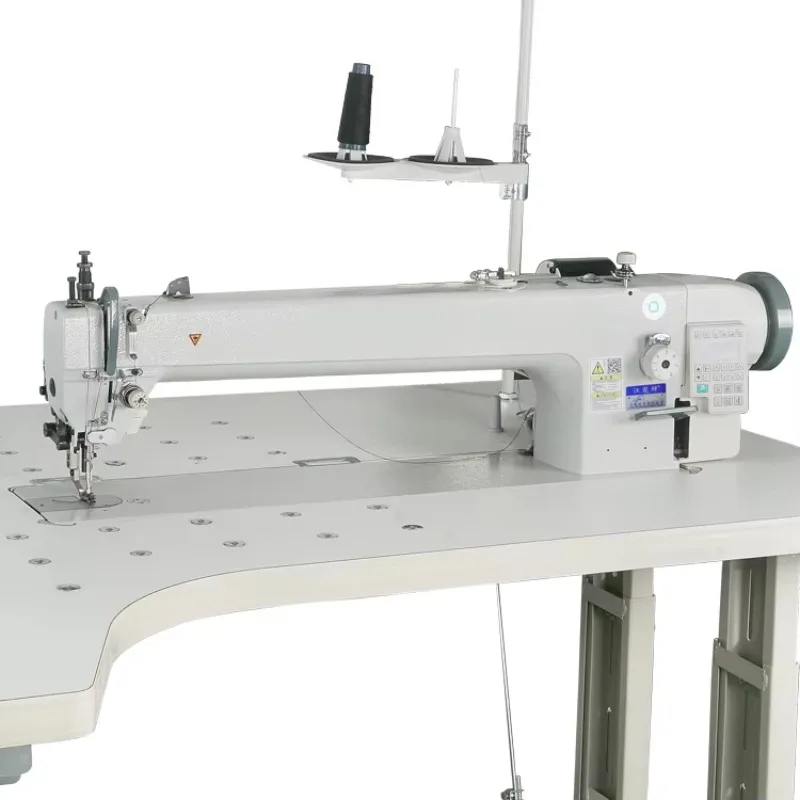 

0303D-C560MM Long Arm Multifunction Compound Feed Walking Foot Lockstitch Flat Industrial Sewing Machine for Leather