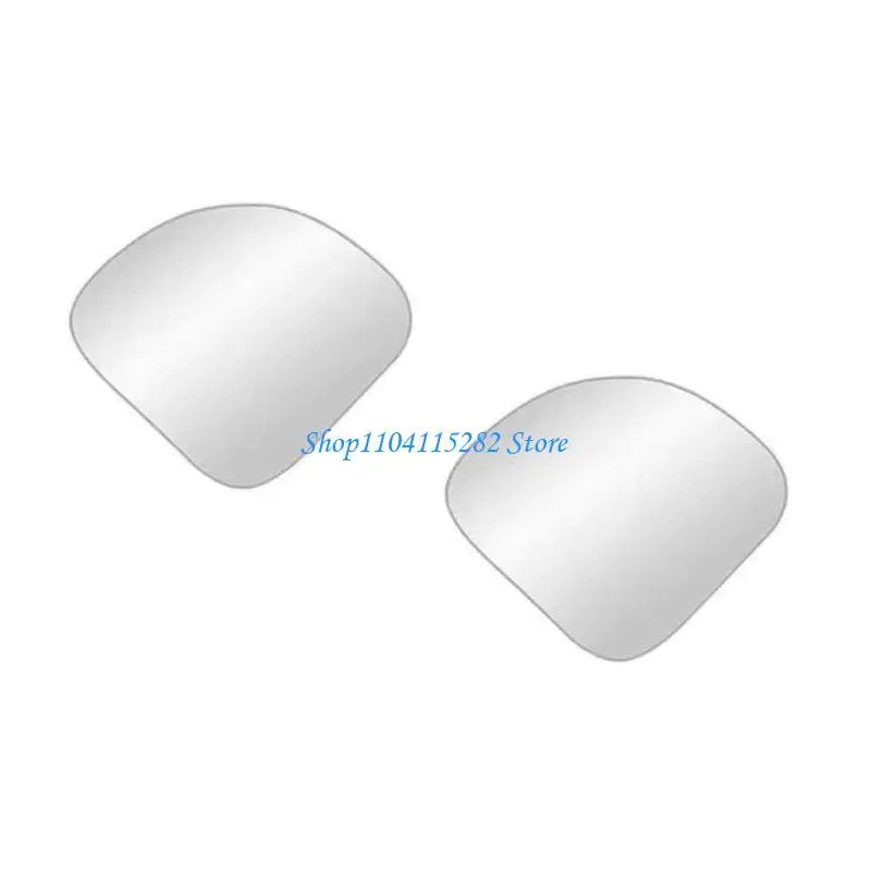 مرايا قلب عالمية، تركيبات لاصقة بسيطة، مرايا البقع العمياء، قطعتان للسيارة #3