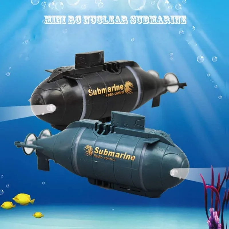 Mini RC Submarine for Kids 2.4G 6CH Remote Control Boat Remote Control Submarine Model Electronic Water Toy Boat