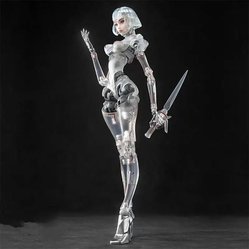 Figura de Ação Android de Ficção Científica 1/12, Agente AI Femella C1, Modelo com Articulações Móveis, Brinquedo Colecionável GK, Ornamento de Mesa, Presente de Anime