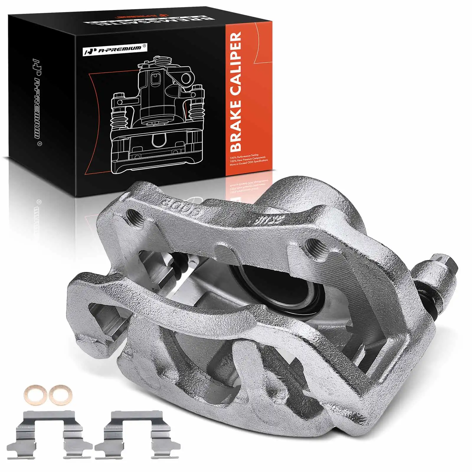 A-Premium Front Right Brake Caliper with Bracket for Honda Passport 1994-2001 Acura SLX 1996-1999 Isuzu Amigo 1998-2000 Axiom