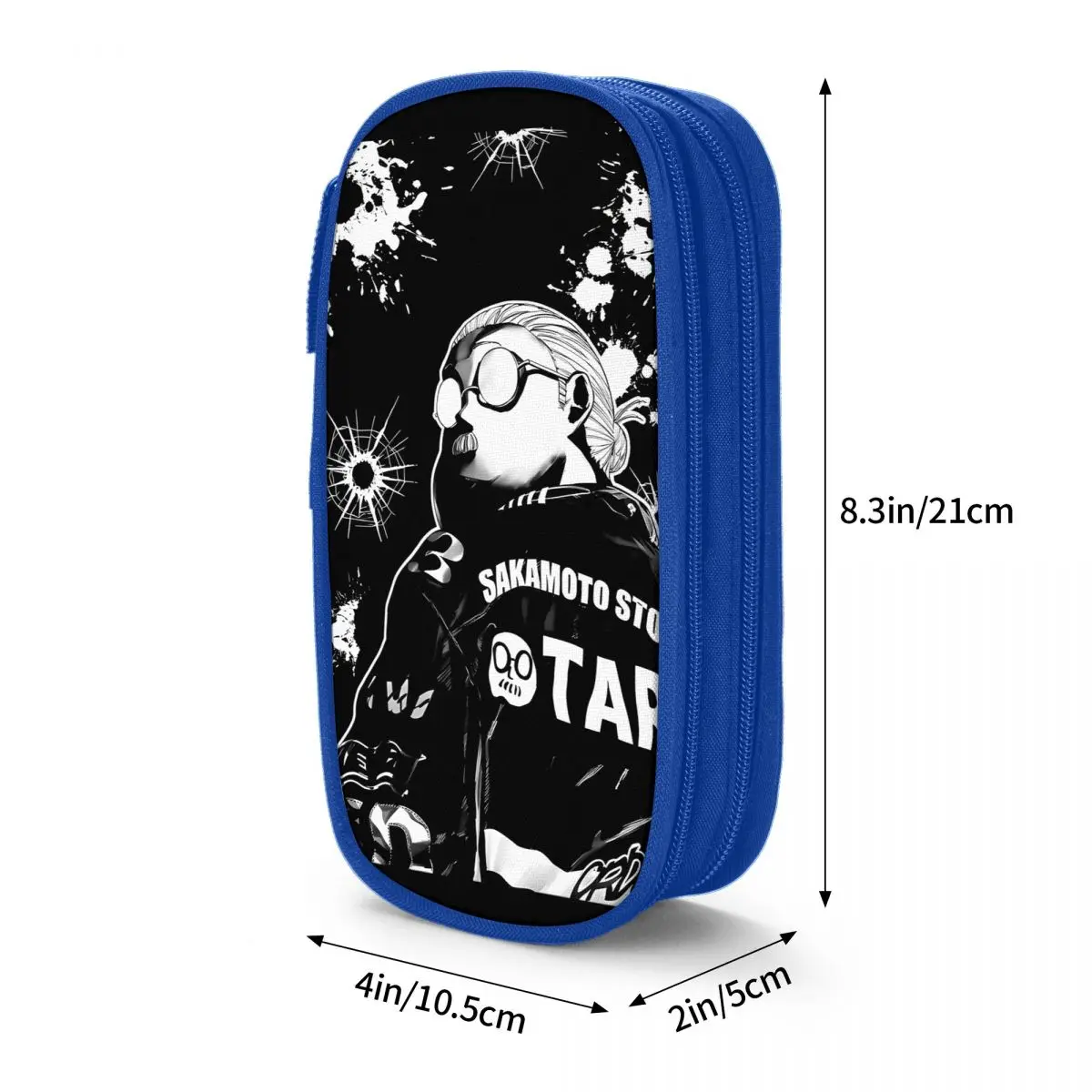 مقلمة ساكاموتو دايز صندوق رصاص كبير للأولاد والبنات من القماش مقلمة مدرسية عصرية مستلزمات مطبوعة