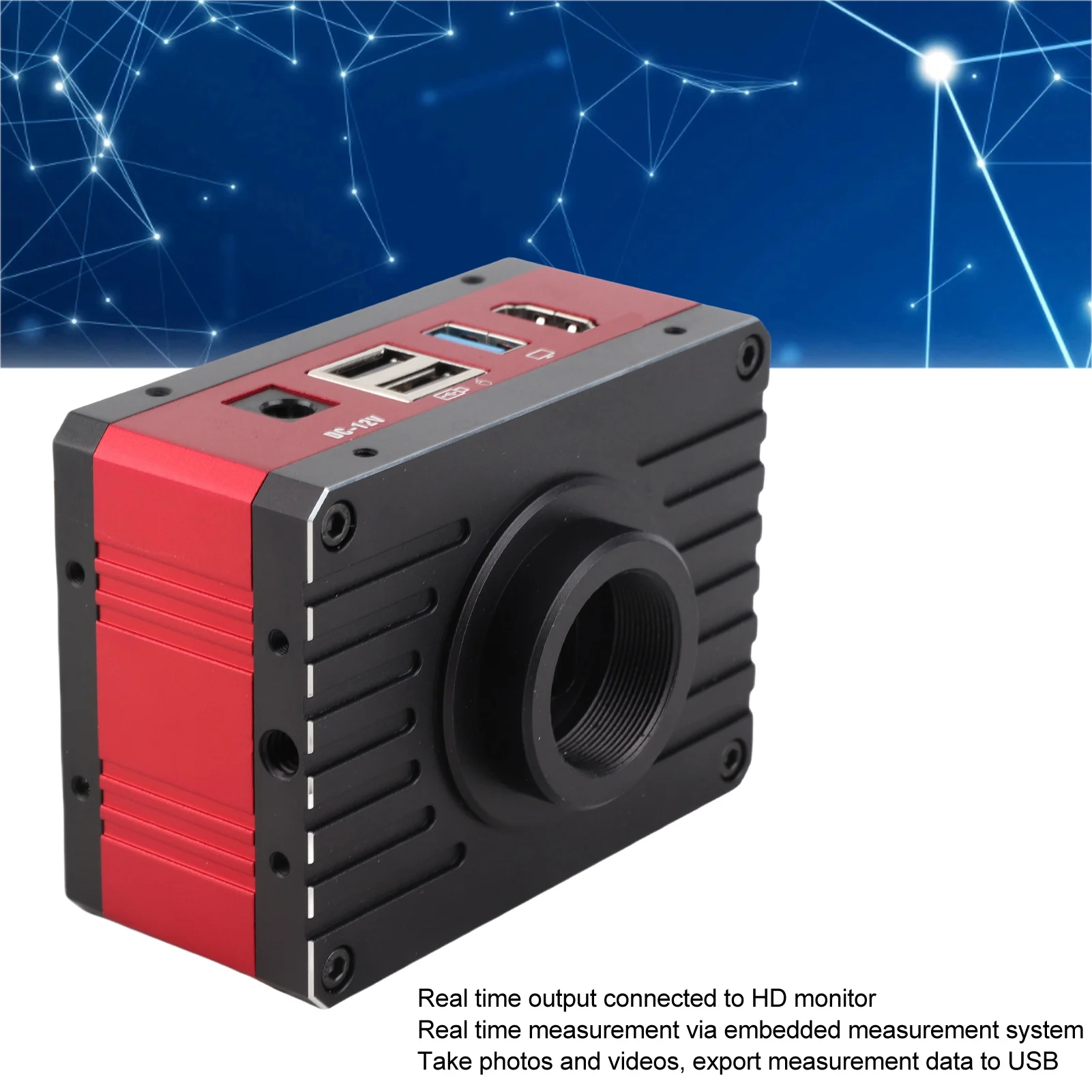 กล้องอุตสาหกรรม 4K กล้องอุตสาหกรรม 4K กล้องจุลทรรศน์อินเทอร์เฟซมัลติมีเดียความละเอียดสูงระดับมืออาชีพ กล้องอุตสาหกรรม HD