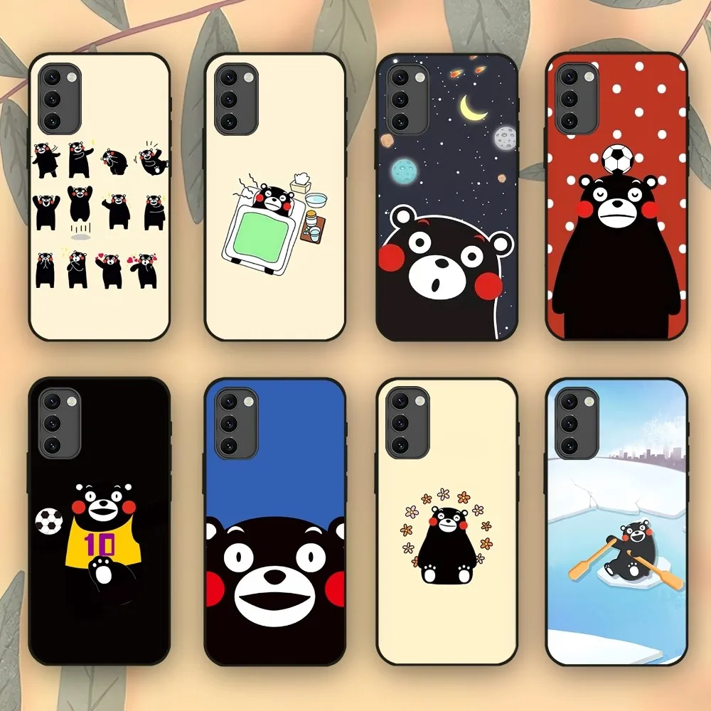 Cute Kumamon Phone Case For Samsung Galaxy A20 A11 A10  A52 A02 A50 shell