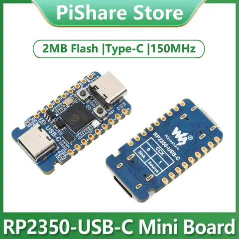 Raspberry Pi Pico 2 RP2350A USB-C Mini Development Board Dual-Core & Dual-Architecture