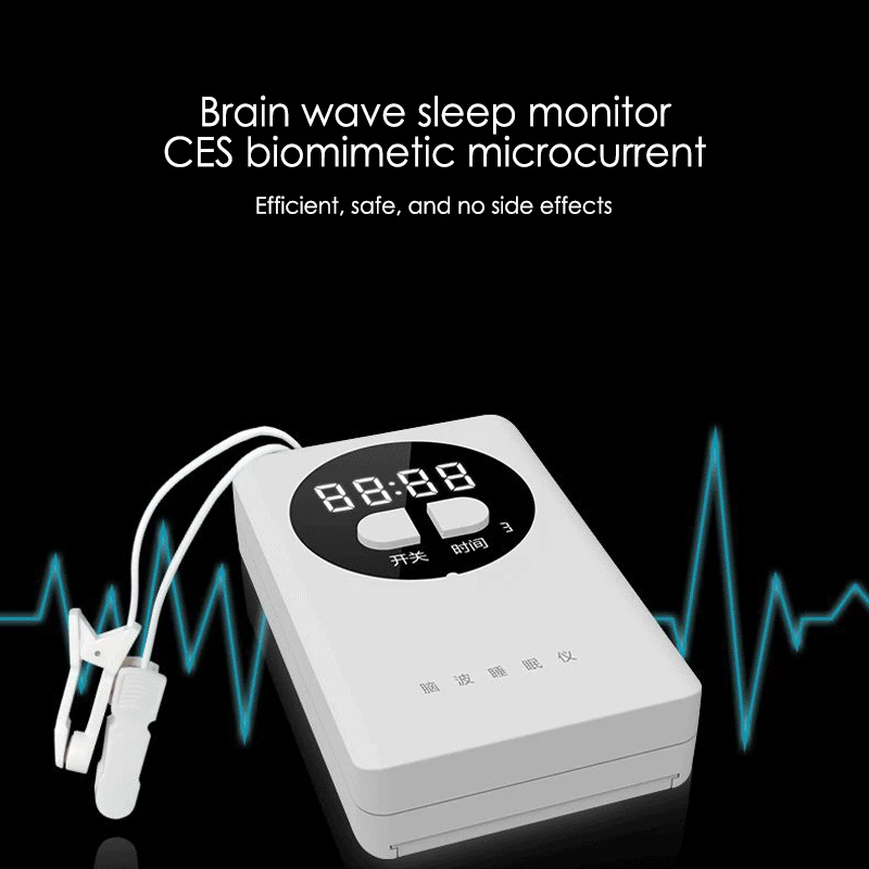 CES Sleep Aid Microcurrent EMS Pulse Device Hypnosis Insomnia Mental Stress Pressure Relief Anxiety Eliminat Relax