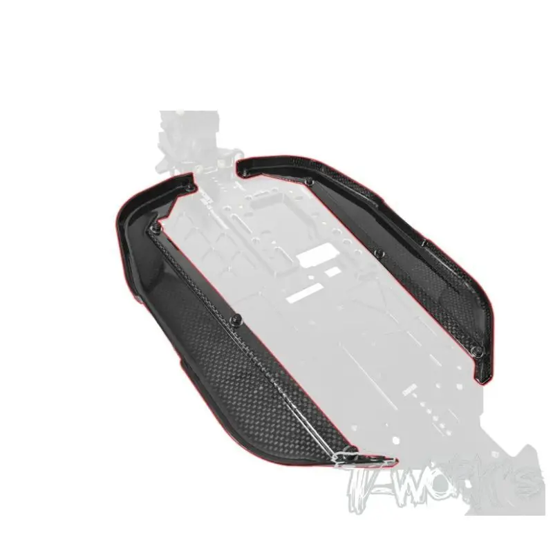 Original T Works TO-338-MP10 Graphite Side Guards ( For Kyosho MP10 ) Rc Tool