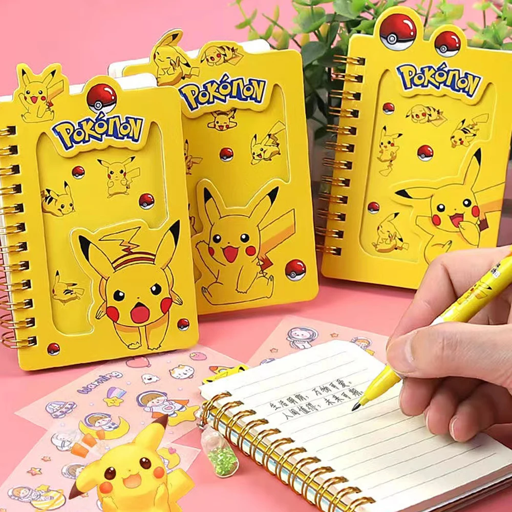 Pokemon 40/45Pages Classeur Agenda Planner Notebook Diary Weekly Planner Goal Habit Pikachu Notebook School Stationery Officer