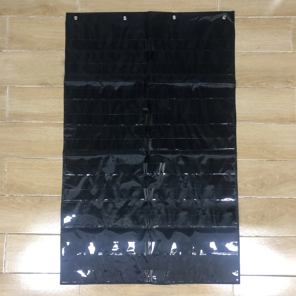 10 Giant Space Saving Pocket Chart Foldable Insert Card Organization Home Teaching Easy Mounting Display Scheduling Transparent