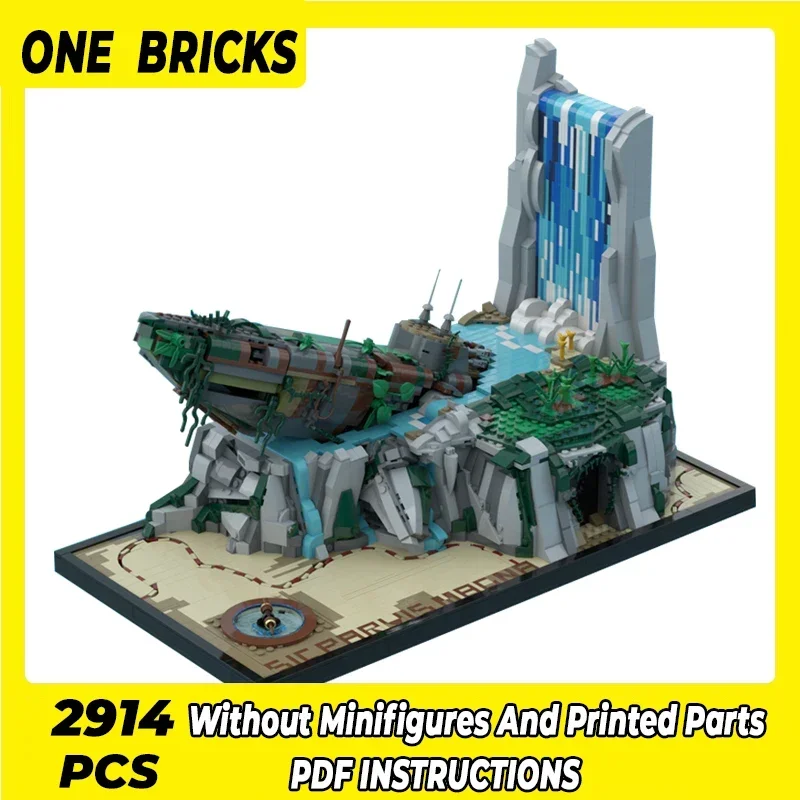 

Moc Building Bricks Famous Adventure Game Model German U-Boat Technology Modular Blocks Gifts Christmas Toys DIY Sets Assembly