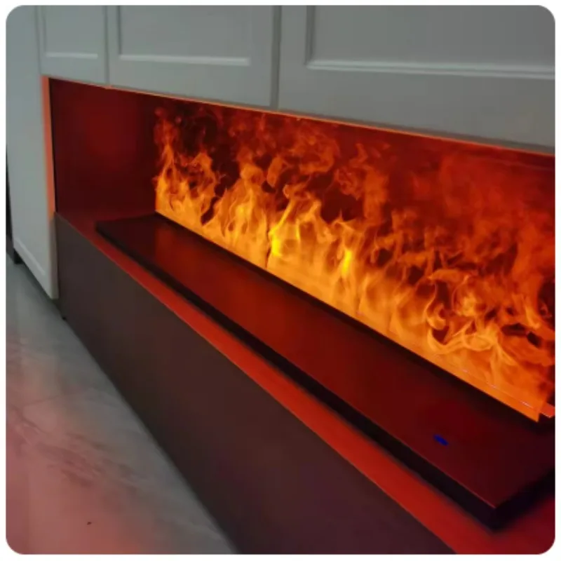 2025 Stoves & Fireplace with Air Humidifier - 6D LED Flame Effect, Relaxing Sound Modes, Bluetooth/WiFi Control Fireplaces