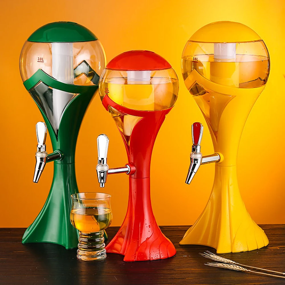 

Luminous wine cannon with icicle, Fruit juice beverage draft beer wine dispenser, KTV Bar beer tower, wine pot, 1.5L