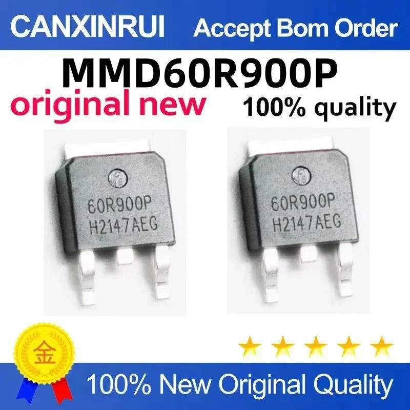 (5-100 pieces) Brand new stock MMD60R900P silk screen: 60R900P TO-252 600V 5A