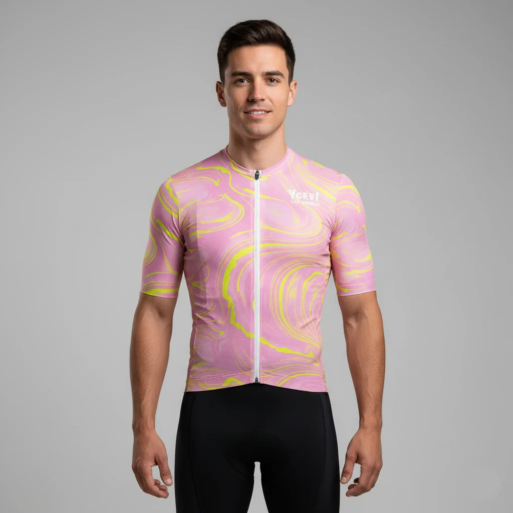 サイクリングジャージ-mtb-ロード自転車シャツ高品質プロチーム半袖バイクマイヨ-ciclismo-hombre-速乾性衣類