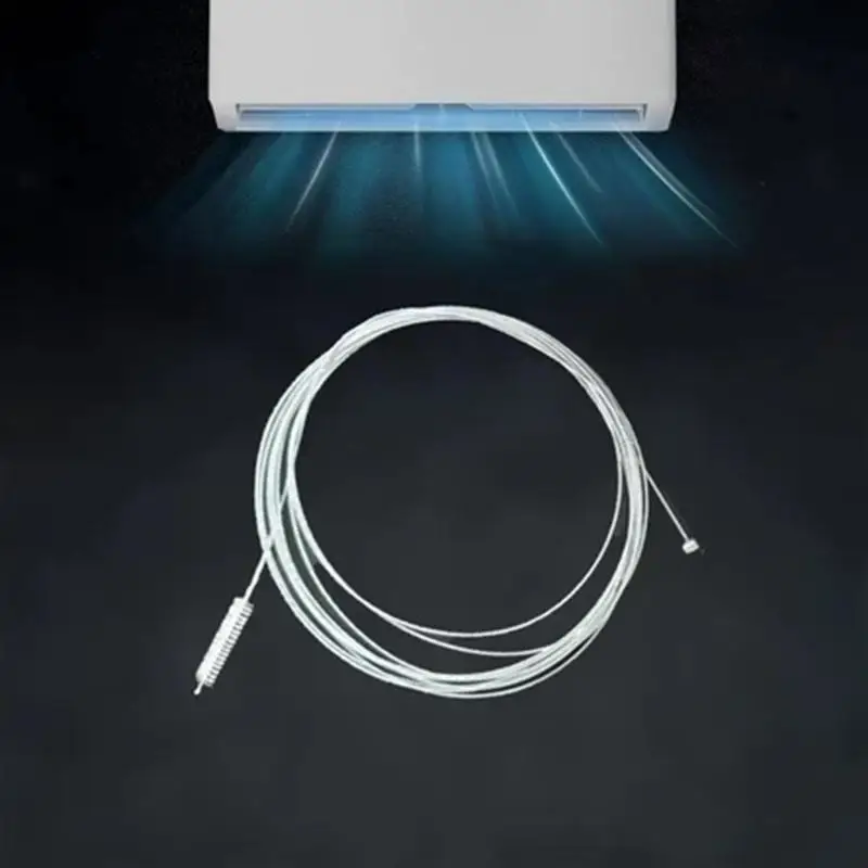 6m Air Conditioner Drain Pipe Dredging Brush Extra Long Pipe Tube Cleaner Flexible Deep Cleaning Tool Easy To Use Hot Sale