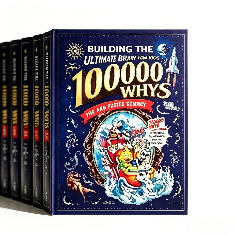 1/2 Books Set Murphy's Law & 100000 Whys Kids Science Humor Educational Storybooks English Early Reading Gifts for Children