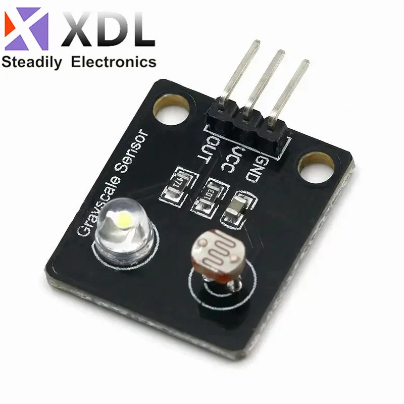 10Pcs Photosensitive resistor Light Sensor Analog Grayscale Sensor Electronic Board Line finder tracking module For Arduino DIY